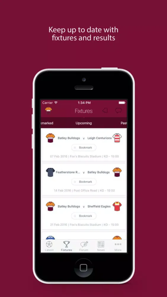 Скриншоты Fan App for Batley Bulldogs
