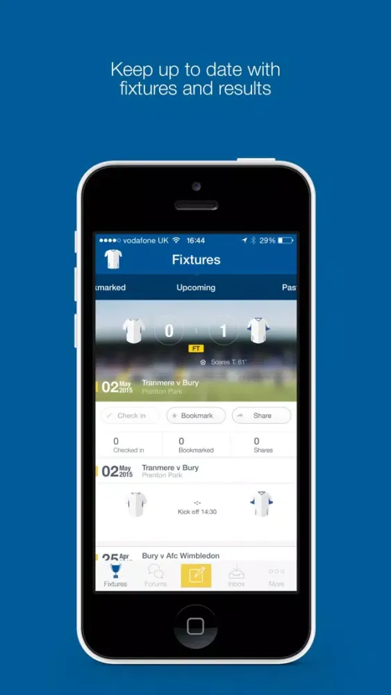 Screenshot di Fan App for Bury FC