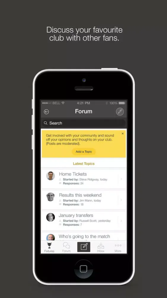 Capturas de tela do Fan App for Derby County FC