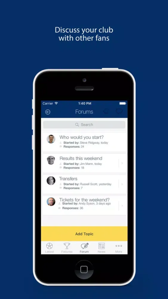 Fan App for Featherstone Rovers Ekran Görüntüleri