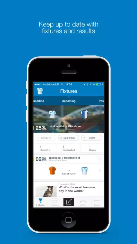 Fan App for Huddersfield Town AFC Screenshots