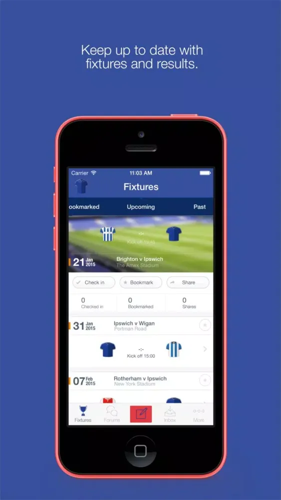 Fan App for Ipswich Town FC Screenshots