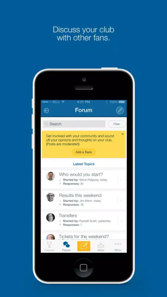 Captures d'écran de Fan App for Macclesfield Town FC