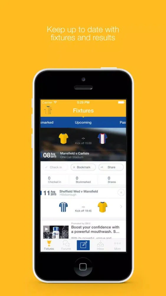 Fan App for Mansfield Town FC Screenshots