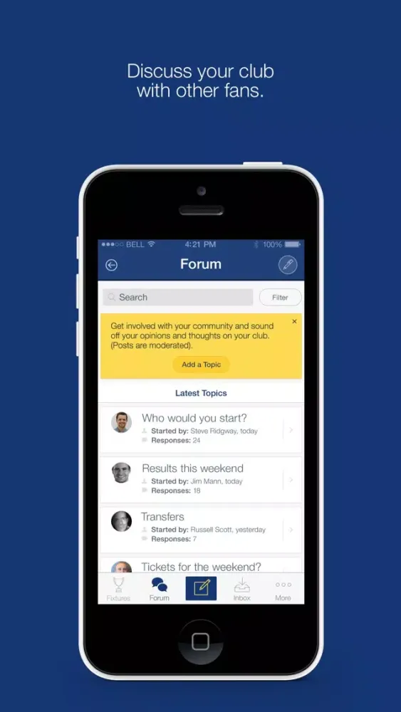 Zrzuty ekranu Fan App for Millwall FC