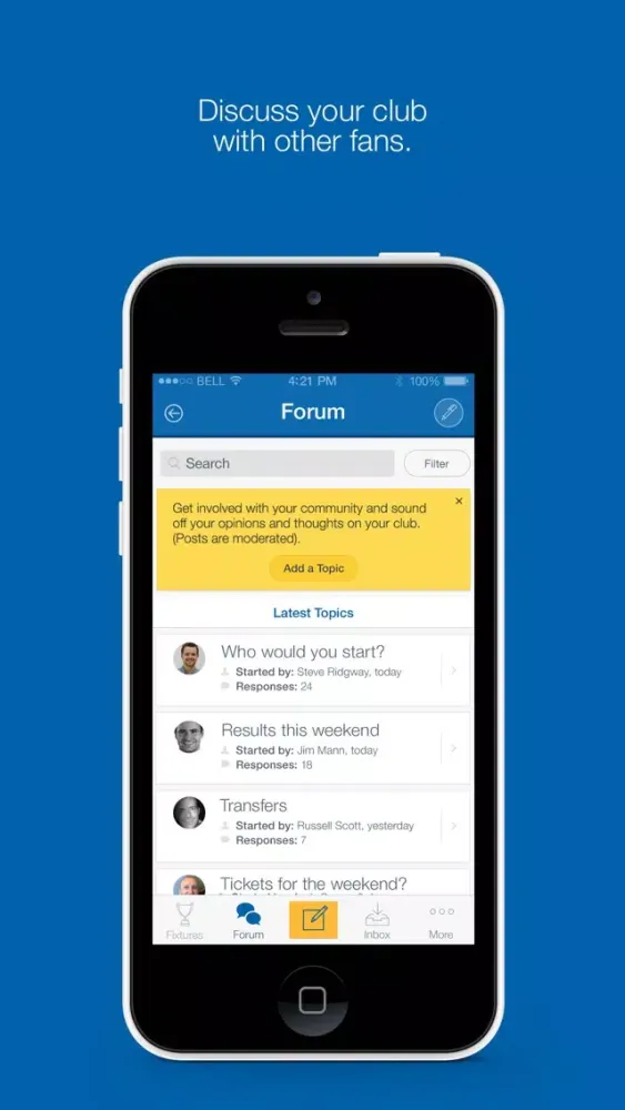 Ảnh chụp màn hình của Fan App for Leeds Rhinos