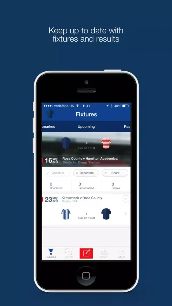 Скриншоты Fan App for Ross County FC