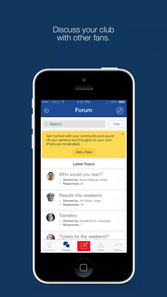 Скриншоты Fan App for Ross County FC