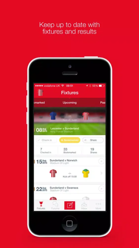 Скриншоты Fan App for Sunderland AFC