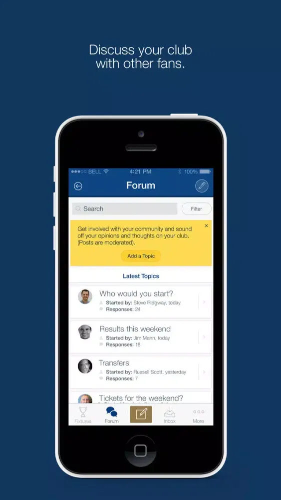 Capturas de tela do Fan App for St Johnstone FC