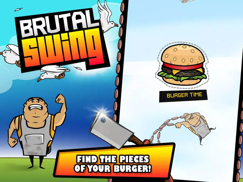 Capturas de tela do Brutal Swing iPad 