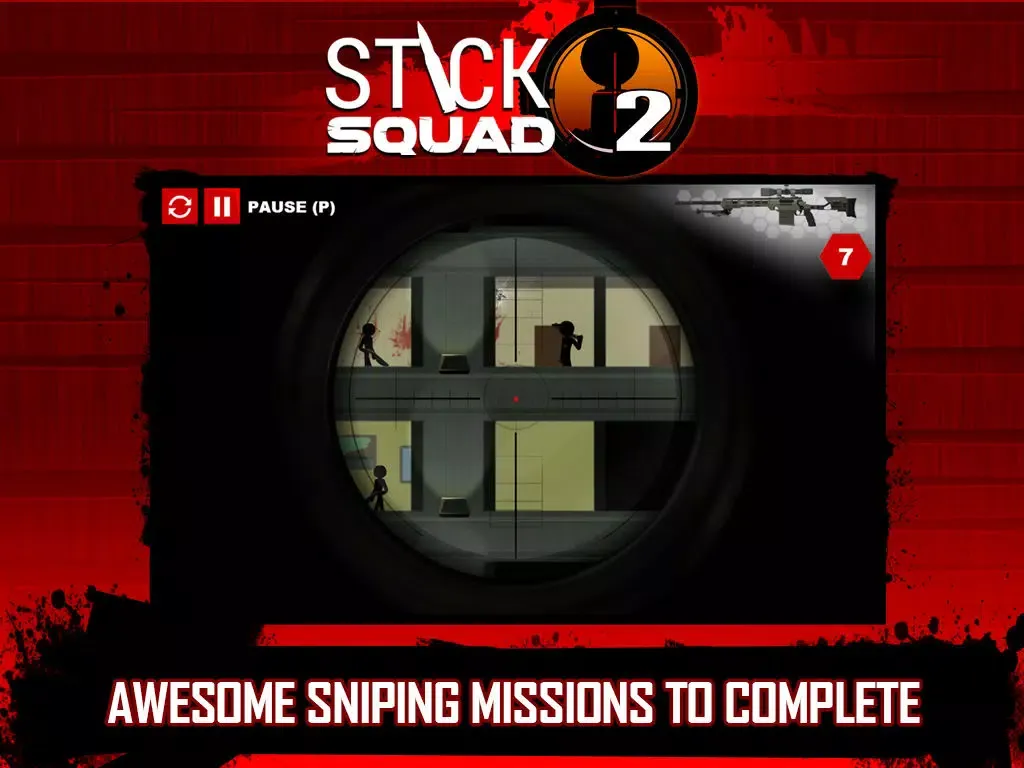 Capturas de tela do Stick Squad 2 - Shooting Elite iPad 