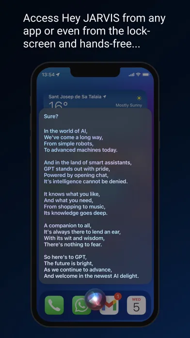 Hey JARVIS स्क्रीनशॉट
