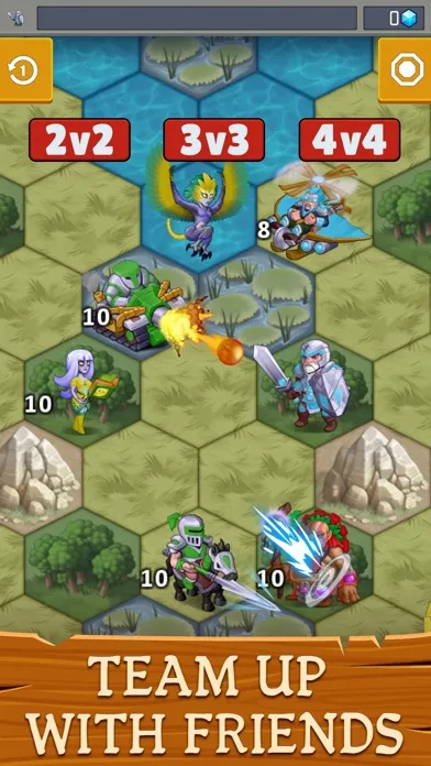 Hex Warriors - Turn-based RPG स्क्रीनशॉट