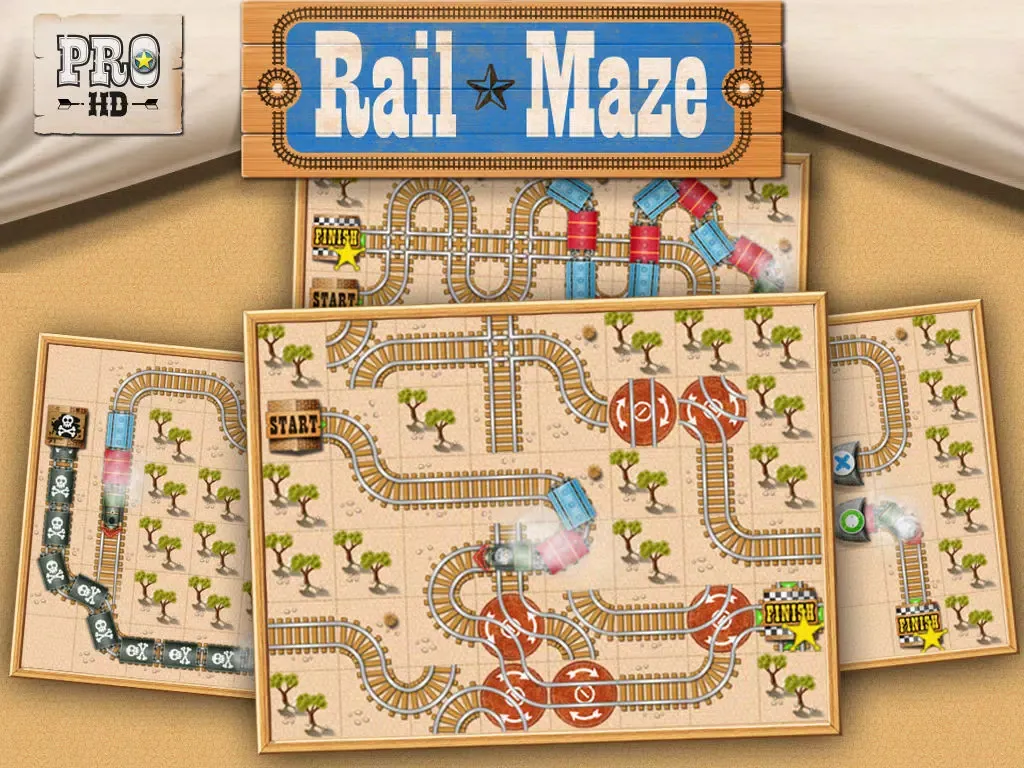Captures d'écran de Rail Maze Pro HD iPad 