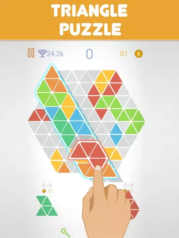 Capturas de tela do Tringles™ puzzle - royal 1010 iPad 