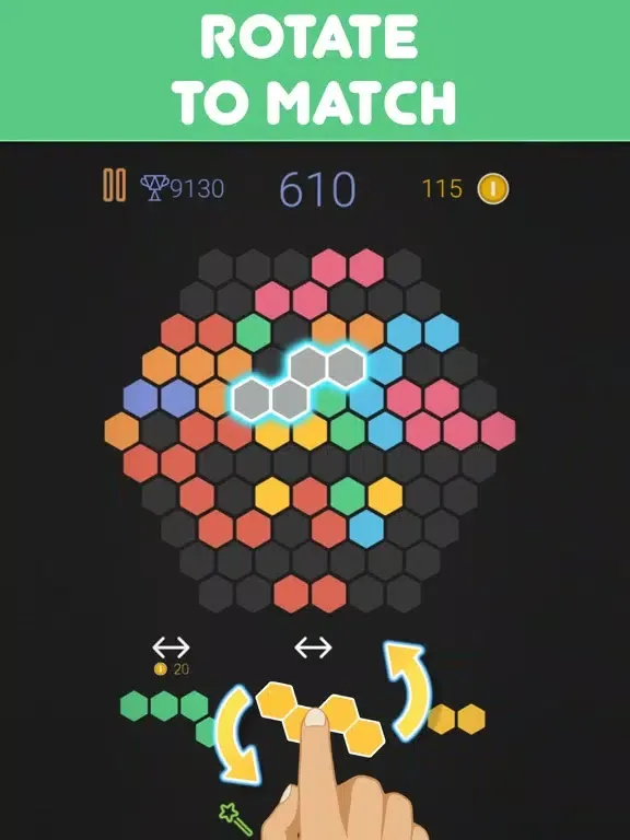 Capturas de tela do Tringles™ puzzle - royal 1010 iPad 