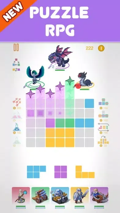 Capturas de tela do Tringles™ puzzle - royal 1010