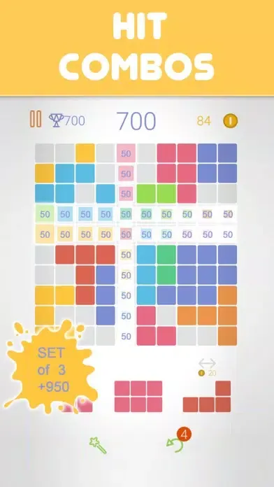 Capturas de tela do Tringles™ puzzle - royal 1010