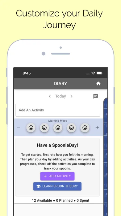 SpoonieDay Screenshots