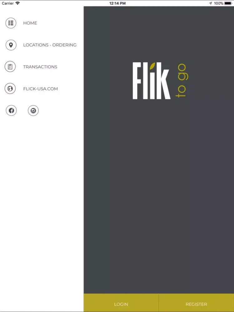 QUIK Food iPad  Ekran Görüntüleri
