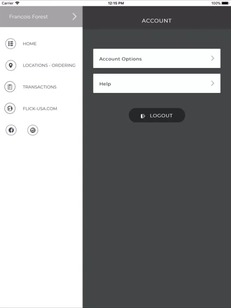 QUIK Food iPad  Ekran Görüntüleri