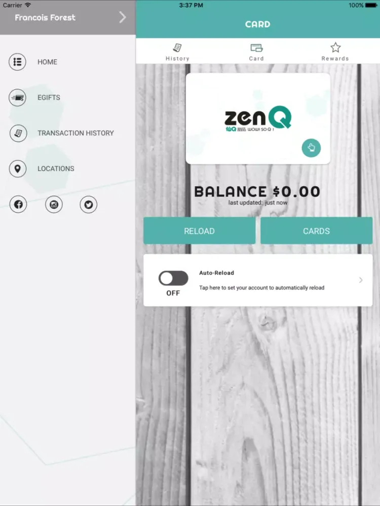 ZenQ BC iPad  سکرین شاٹس