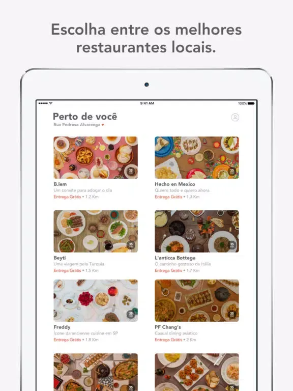 Captures d'écran de SpoonRocket iPad 