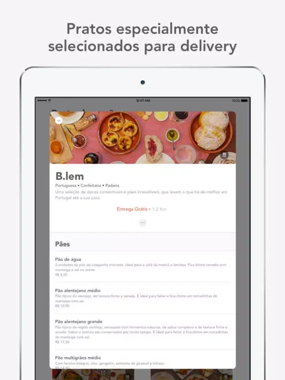 Captures d'écran de SpoonRocket iPad 