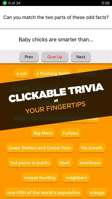 Screenshot di Sporcle