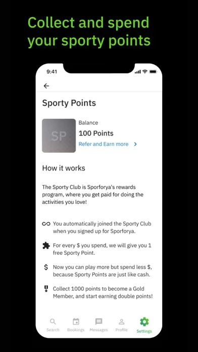 Zrzuty ekranu SPORTI.APP