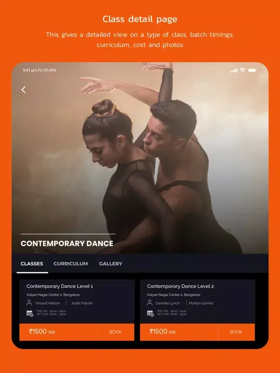 Xaviers Dance Studio iPad 應用截圖