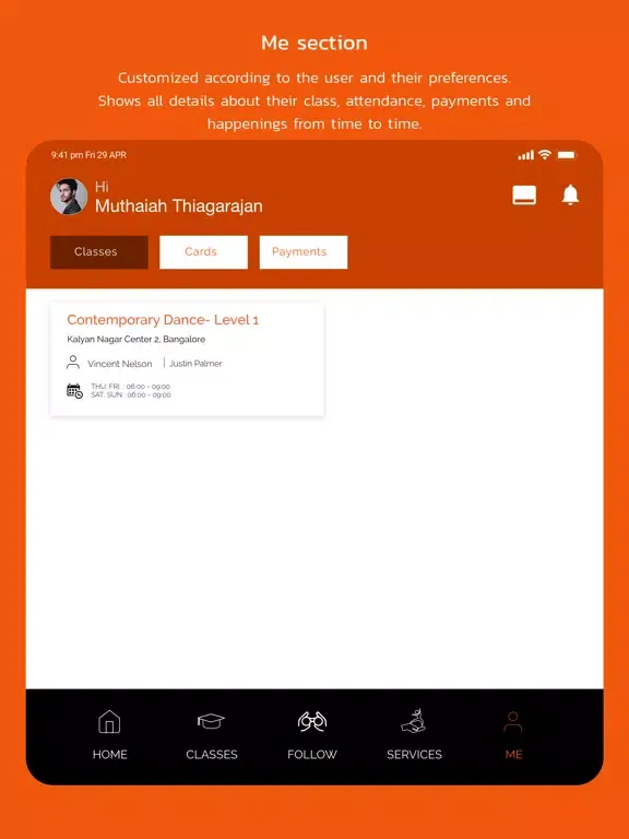Xaviers Dance Studio iPad 應用截圖