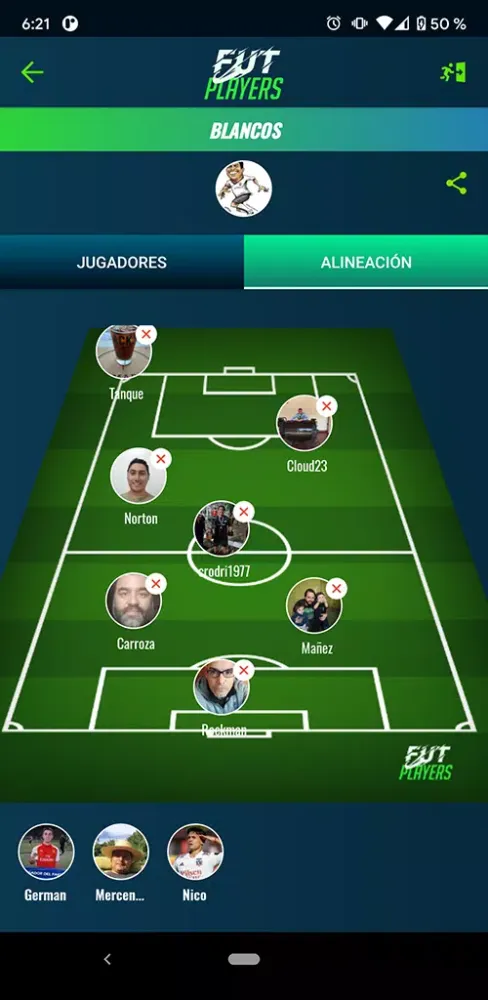 Capturas de tela do Futplayers