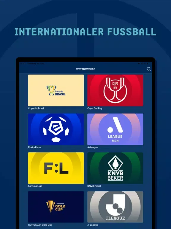 Sportdigital+ Live Fussball iPad  स्क्रीनशॉट