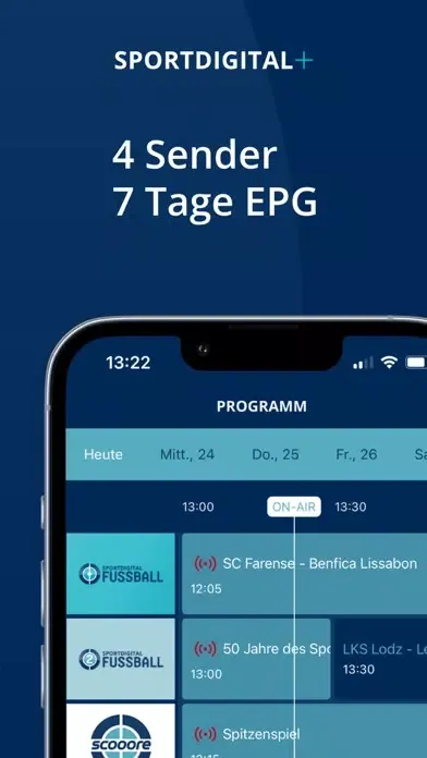 Sportdigital+ Live Fussball स्क्रीनशॉट