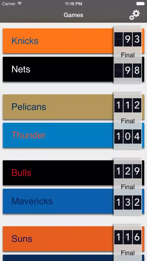 ภาพหน้าจอของ Lu - Basketball Scores and Notifications
