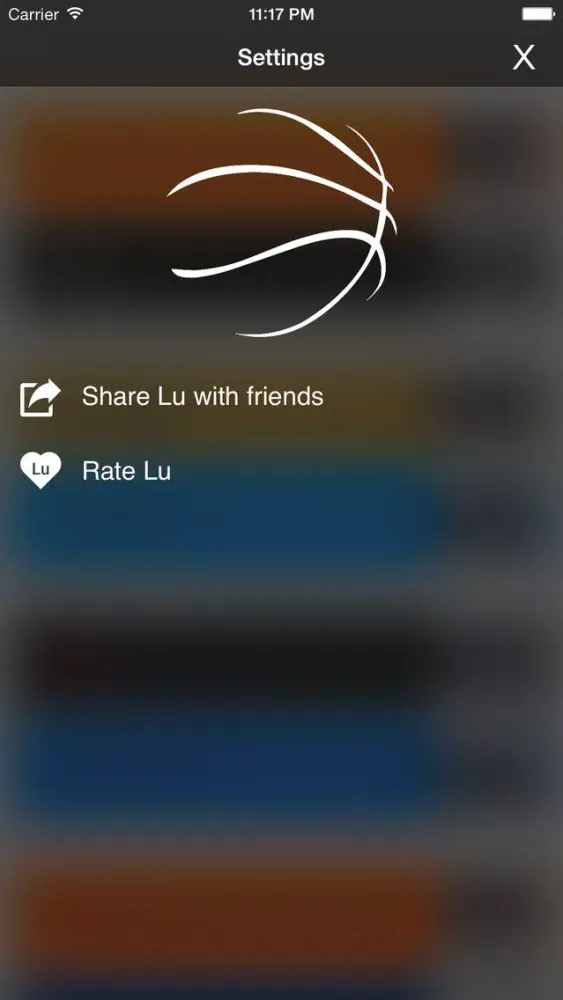 ภาพหน้าจอของ Lu - Basketball Scores and Notifications