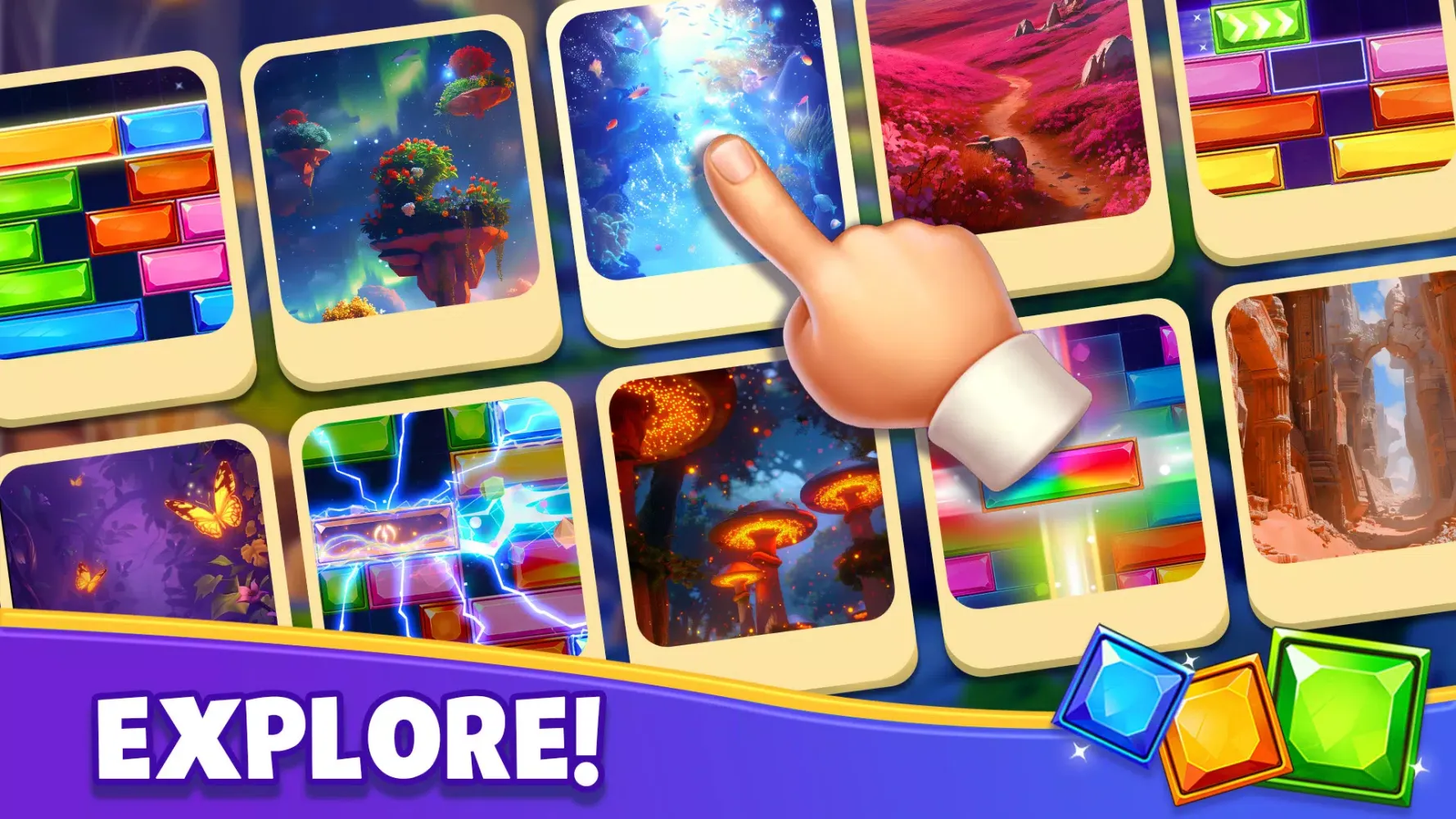 Jewel Sliding® - Block Puzzle应用截图