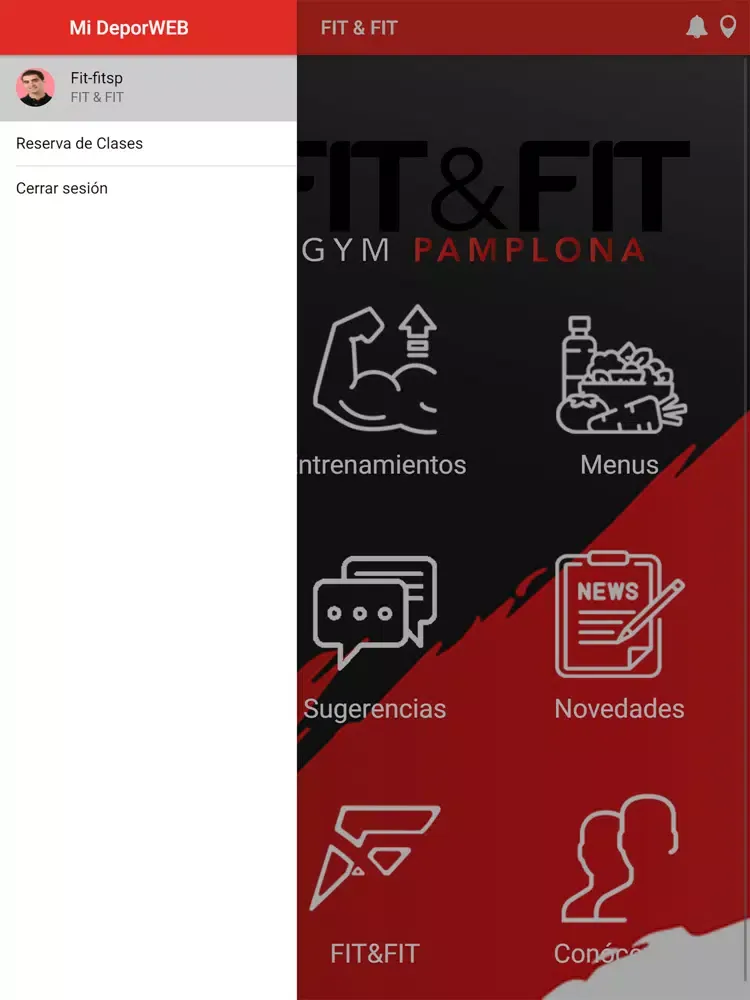 Tangkapan layar Fit And Fit Pamplona iPad 