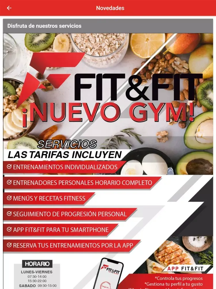 Tangkapan layar Fit And Fit Pamplona iPad 