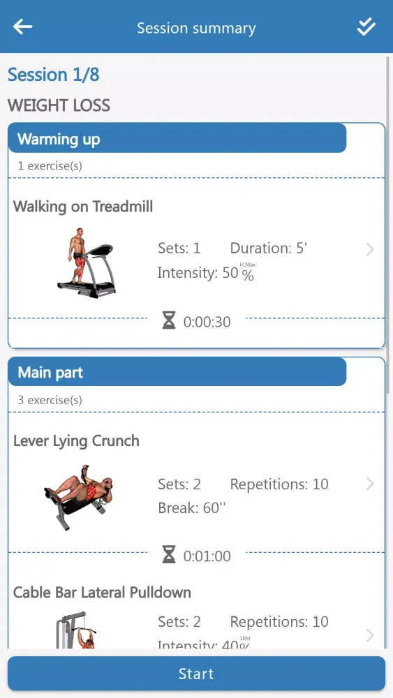 Captures d'écran de Sport Consulting