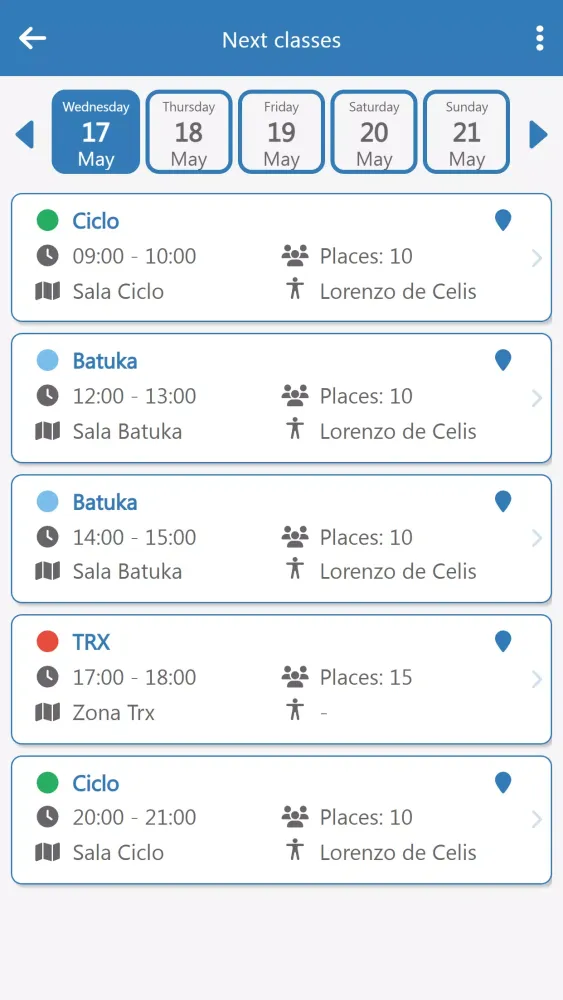 Captures d'écran de Sport Consulting