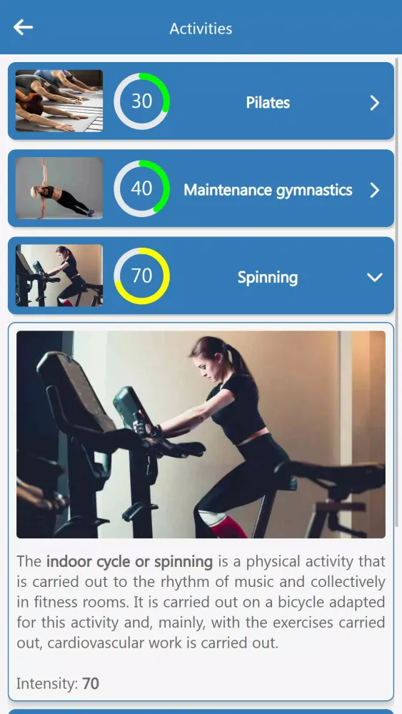 Captures d'écran de Sport Consulting