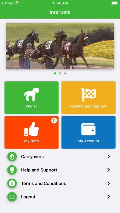Interbets by Catskill OTB应用截图