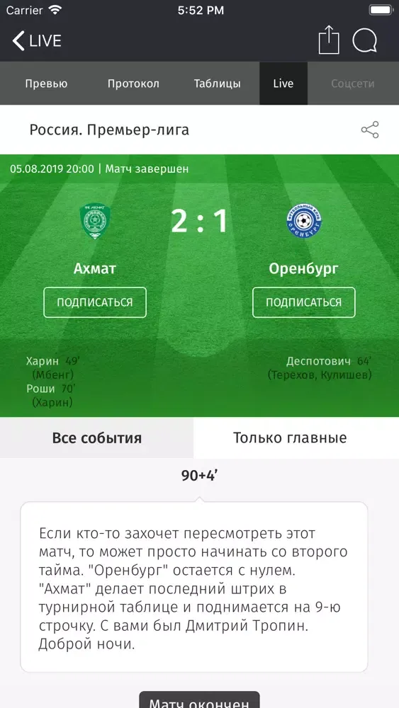 صور Мой футбол РПЛ