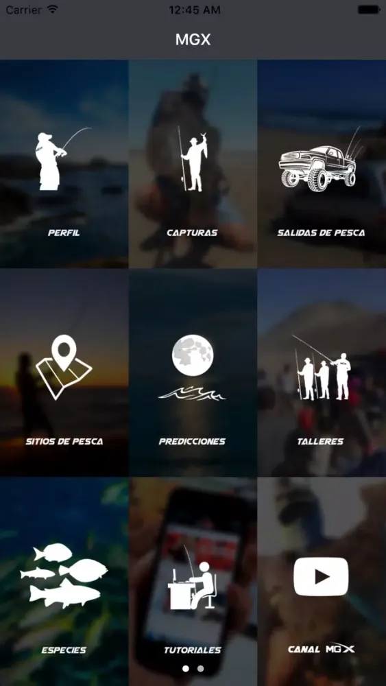 Capturas de tela do MGX Fishing
