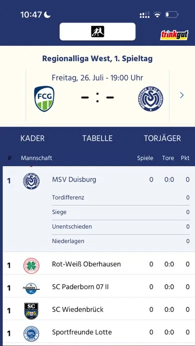 MSV Duisburg Screenshots