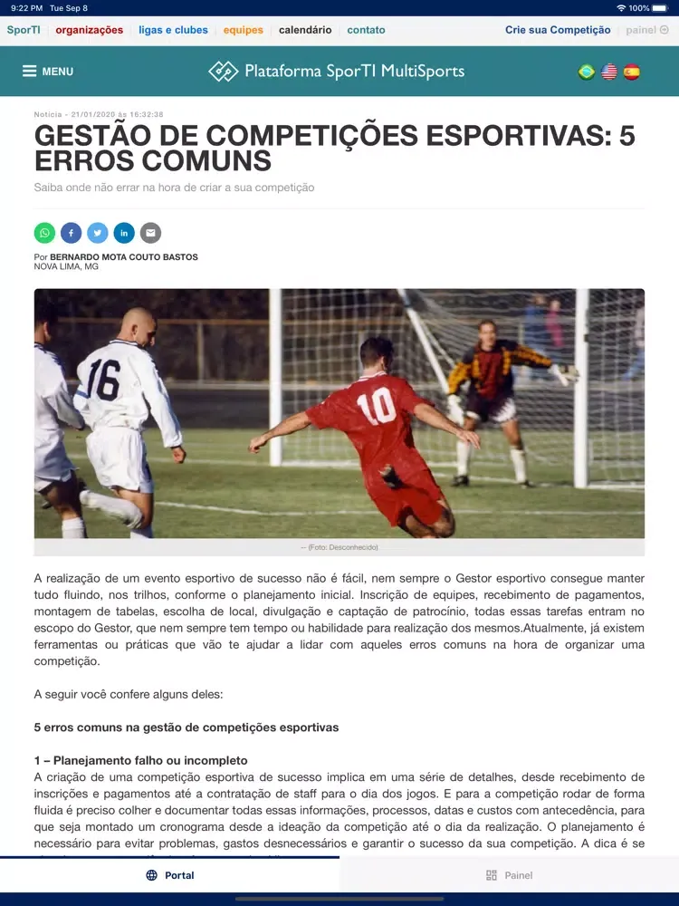Capturas de pantalla de Liga Cidade Jardim iPad 