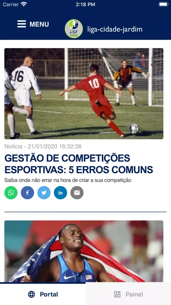 Capturas de pantalla de Liga Cidade Jardim